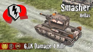 Smasher  |  6,1K Damage 4 Kills  |  WoT Blitz Replays