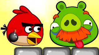 ЗЛАЯ ДИЧЬ Boom Bad Piggies #1 Red против Плохих Свинок на крутилкины