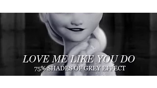 Elsa x Jack Frost: Love Me Like You Do (75% Shades Of Grey Effect)
