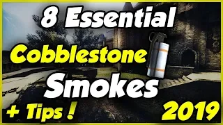 8 Essential Cobblestone smokes [CSGO] 2019