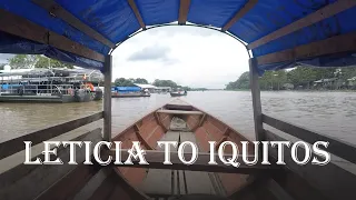 Leticia to Iquitos by Amazon river