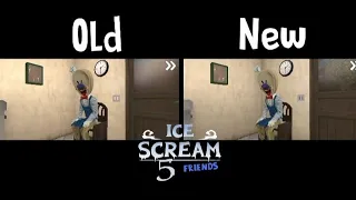 Ice Scream 5 : Friends | Old VS New Cutscene (Comparison)