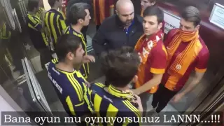 herkeze şaka yapılmaz Galatasaray ve  Fenerbahçe Asansör Şakası