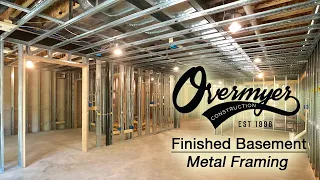 Using Metal Framing in Your Finished Basement - Novi Basement Finishing