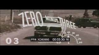 “ZERO MINUS THREE” 1970S ANTI-DRINKING AND DRIVING DRIVER'S ED FILM  / PSA XD80995
