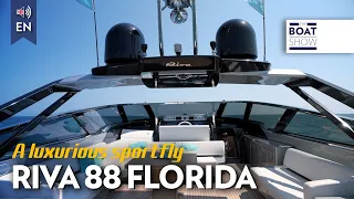 [ENG] RIVA 88 FLORIDA - Yacht Review and Interiors Tour - The Boat Show