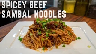 Spicy Beef Sambal Noodles | DAMAN COOKED IT 4K