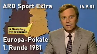 ARD Sport extra vom 16.9.1981 - Europäische Pokalwettbewerbe