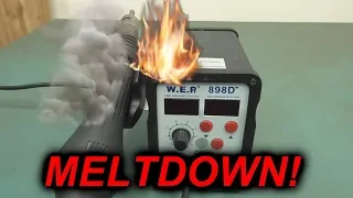 EEVblog #1171 - Yihau WEP SMD Rework Station Meltdown!