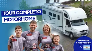 TOUR DO MOTORHOME | VIAJANDO O MUNDO DE MOTORHOME | FAMÍLA POGGERE