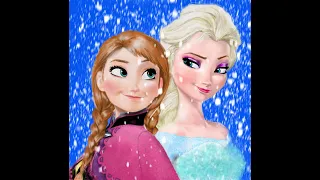 FROZEN 2 (Anna and Elsa) time lapse drawing created in procreate!!