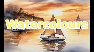 Amazing Watercolours With A Gentle Soundtrack.