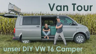 Die schönste Camper Ausbau Roomtour 🚐 | VAN TOUR | DIY Camper Selbstausbau VW T5 / T6