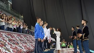Команда Азербайджана по художественной гимнастике стала победительницей Исламиады