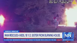 Man rescues children from burning home | NewsNation Prime