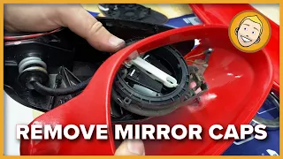 How to REMOVE MIRROR CAPS/COVERS | Porsche Boxster 986/987 911 996