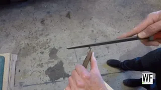How I Sharpen My Hand-Scraper