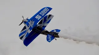 Rich Goodwin Airshows Pitts S2-SE Special G-JPIT display at Little Gransden Air and Car Show 2022
