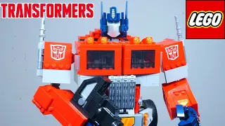 Transformers Optimus Prime LEGO Set 1,508 Pieces Transforms to Truck Mode too!