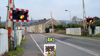 (Rare Barriers) Pembrey & Burry Port Level Crossing, Carmarthenshire