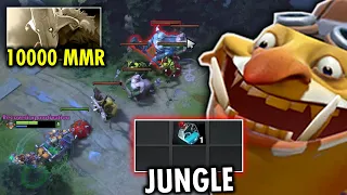 Techies Delete 10000MMR!!! WTF 9K Strats Jungle Techies with Bottle Dota 2