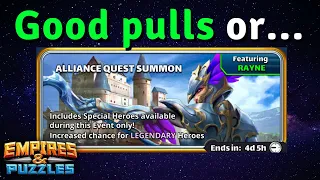 Clash of Knights SUMMONS and 5* HERO DISCUSSION + SURPRISE ENDING!! | Empires and Puzzles