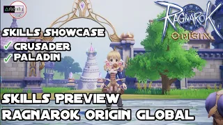 Crusader & Paladin Skills Preview Ragnarok Origin Global [All Skills Showcase]