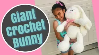 How to crochet a Giant Bunny 🐰