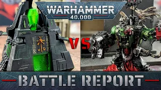 Warhammer 40k Battle Report:Necrons Vs Orks 2000pts