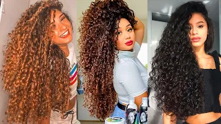 Curly Hair Tutorial Compilation - 2020 Hairstyles