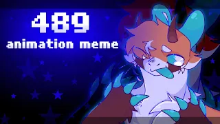 // 489 meme animation (TEST, LAZY, LOOP) //
