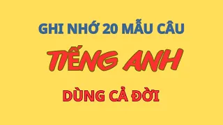 Mẫu câu tiếng Anh đơn giản sử dụng thường xuyên | 20 Mẫu Câu - 100 Câu Tiếng Anh