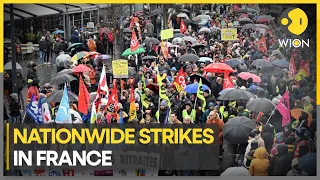 French workers stage massive strike against pension reform | Latest English News | WION