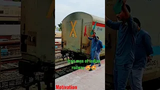 Work of points man in Indian Railway 😍😍 #motivation #railway #shorts #reels #viral #tranding #100k