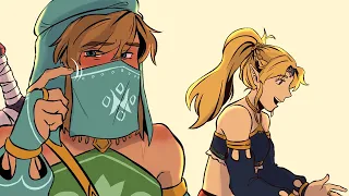 Link and Zelda visit Gerudo Town