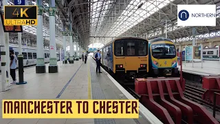 British Rail Class 150/1 Review - Northern Trains  🇬🇧 | Manchester Piccadilly to Chester (4K)