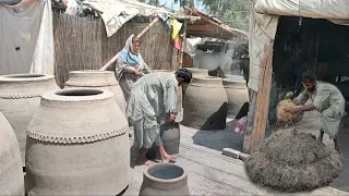 Amazing Portable Mud Oven (Tandoor) Making process step by step