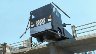 Terminator 2  Truck Chase Scene Minecraft Version