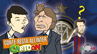 AUTOGOL CARTOON - Conte e il caso Messi