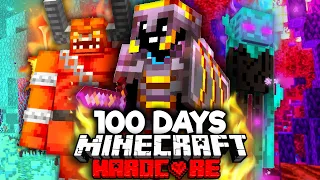 I Survived 100 Days in The MODDED Nether!