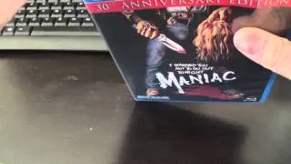 Maniac 30th Anniversary Blu Ray Unboxing