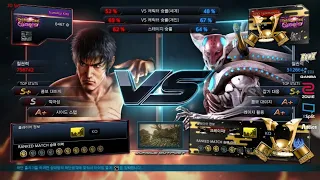 Nameless king (law) VS eyemusician (yoshimitsu) - Tekken 7 Season 4