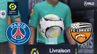 FIFA 22 | Paris Saint-Germain (PSG) Vs Lorient - Ligue 1