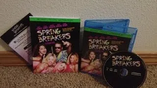 "Spring Breakers" Blu Ray Unboxing + GIVEAWAY!!