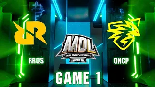 GAME 1 | RRQ SENA vs ONIC PRODIGY | Regular Season - MDL ID S8 | RRQS vs ONCP