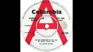 The Boston Dexters   I've Got Something To Tell You   Collumbia DB 7498 1965