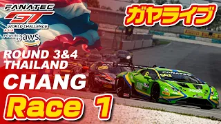 🟢【GTWCA】Race 1 | 2024 Fanatec GT World Challenge Asia | Rd.3&4 Chang【ガヤライブ】