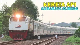 Kumpulan Kereta Api Elit di Stasiun Surabaya Gubeng : Bangunkarta, Turangga, Bima, Ranggajati