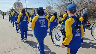 Mighty Marching Yellowjacket Band Snake Saturday Parade 3-16-2024 part 6 of 6