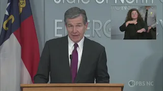 Governor Cooper holds news conference on Tropical Storm Ian